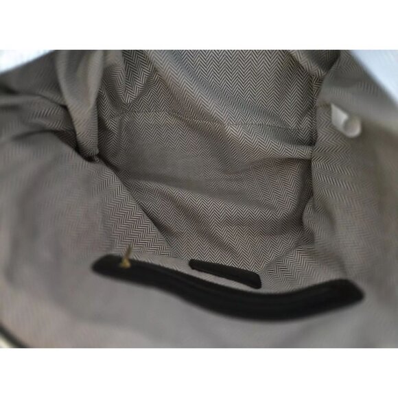 Steve Madden Purse Handbag Satchel Crossbody Strap Black and Gold Large NEW